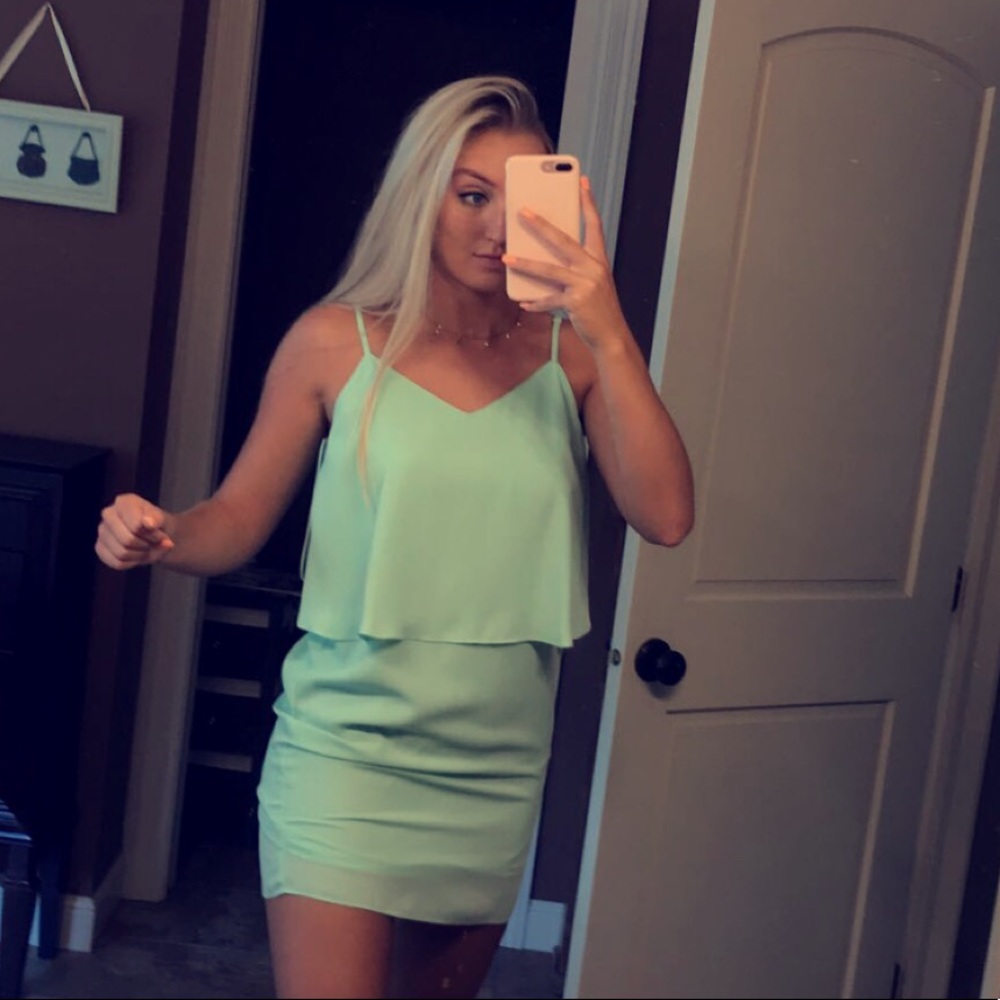Light green/ mint Mini Dress
